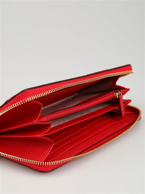 michael kors est 1981 purse red|Michael Kors bright red wallet.